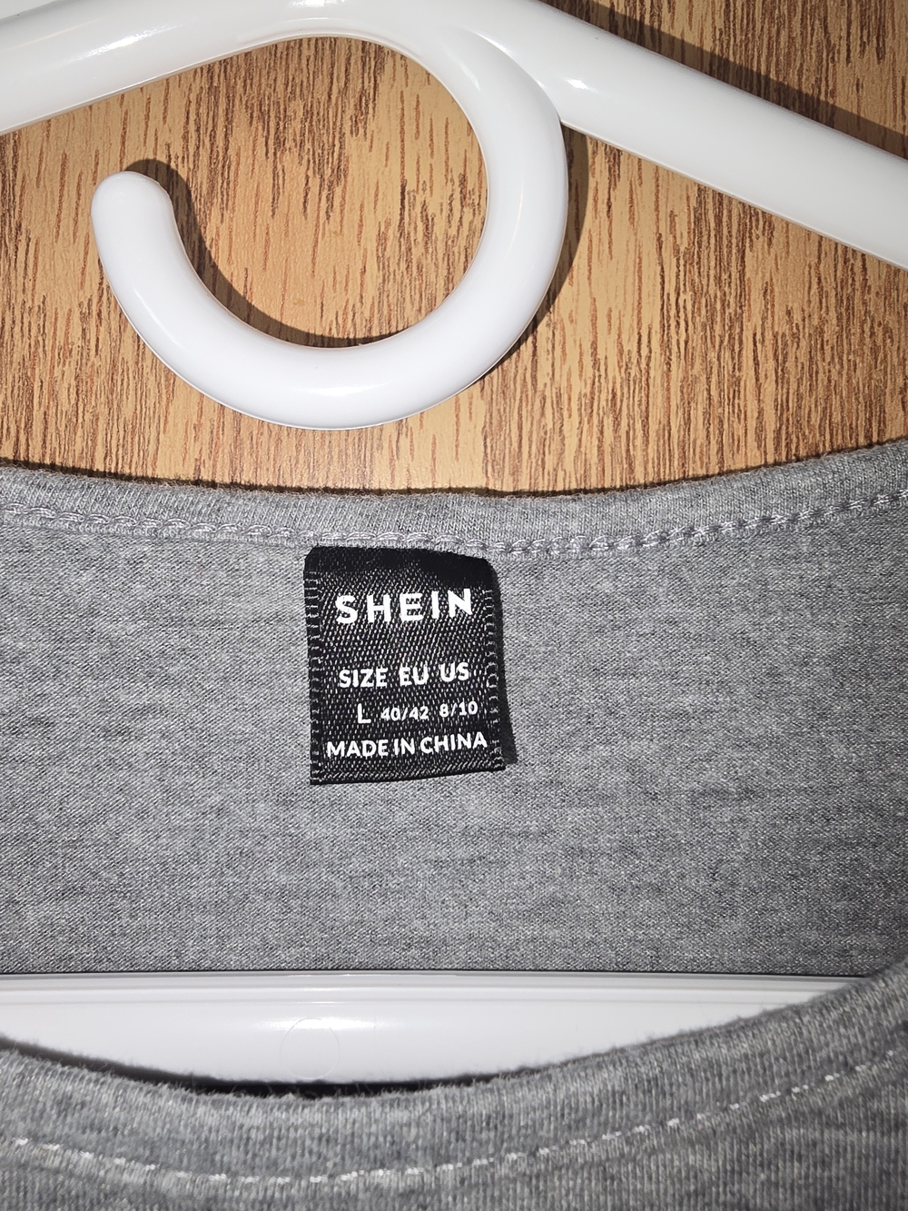 SHEIN Women's Grey Maternity Tee - L
